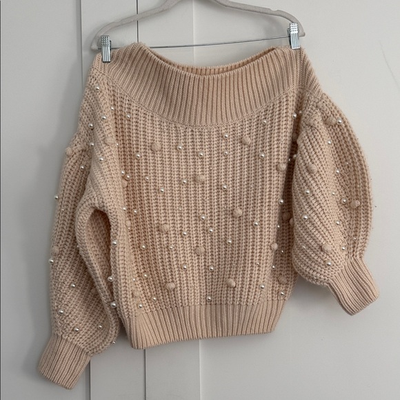 SACHIN & BABI Kit Embellished Off-Shoulder Sweater - Picture 3 of 8